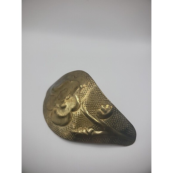 Vintage Pier 1 Brass Napkin Holder Flower Home Decor Lot of 1 - Picture 1 of 10